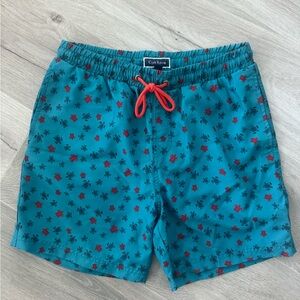 Club Room turtle swim trunks
